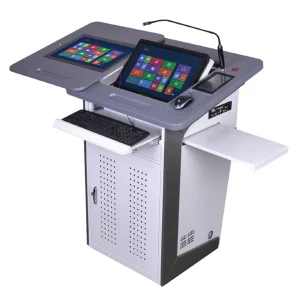 Bục giảng đa năng kết hợp micro không dây